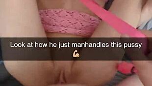 real gf richelle rose cheats turns cumslut pet on snapchat daddy pov creampie