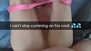 real gf richelle rose cheats turns cumslut pet on snapchat daddy pov creampie