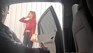 Wanna see this risky street jerk-off for the bus-stop student?