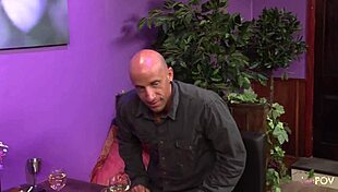 bar girls sneak away for steamy pussy licking and nipple play fun