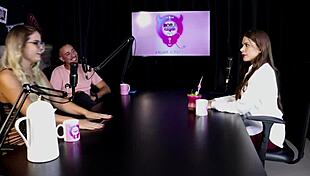 pati ferraz watches man dress as woman for domination fetish mentoring in sheer red lingerie