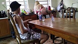 part 3 tiffany montana teaches virgin how to dominate chokes her fucks piss drink scene intense!!