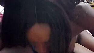 i crave sucking that white cock it's my favorite dinner with this skinny ebony