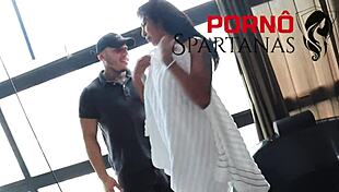 iara mistakes husband in bathtub big tits brazilian milf shows shaved pussy closeup