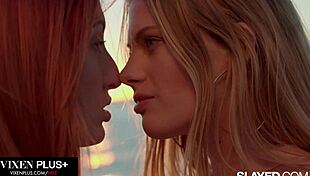 vixenplus outdoor compilation gathers redhead lingerie models for casual nature fun and exploration