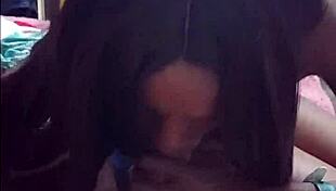 i crave sucking that white cock it's my favorite dinner with this skinny ebony