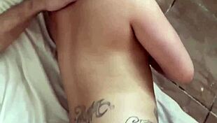 Young slut fucks older guy cheating on boyfriend doggystyle at trap house