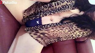 Crystal the Sensual Housewife Flashes Her Big Curvy Ass and Tits