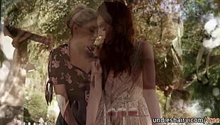 blonde friend seduces horny redhead teen charlotte stokely and maya kendrick into wet pussy licking frenzy