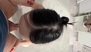 aww cum dump right in my tight 18+ teen mouth please 😘 homemade brunette student begs for your hot load 💦👅