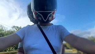 grabbed didi client sans bra he spots my huge natural tits latina