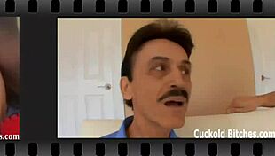 i'm tied up helpless as my mistress dominates cuckolds me watching her fuck that big black cock