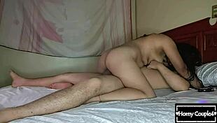 hot girl grinds her ass so good on my dick