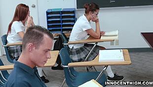 Naughty Izzy Bell Gags on Monster Cock Before Hard Doggystyle Pounding