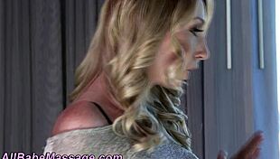 Lesbian Fingers Horny Maid's Wet Pussy