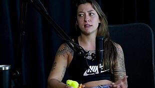 flor de damiana GETS NAUGHTY in interview with vovô moai PART 6 on sheer red