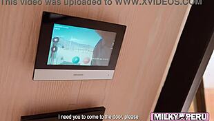 Perverted cop pounds big-ass Peruvian slut doggystyle!