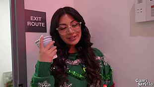 big titty latina coworker moans fuck me at the office party