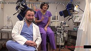 curious about jackie banes' secret gyno exam by nurse lilith rose on hidden hospital cam?