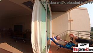 Petite Thai Teen Nympho Cherry Rides Big White Cock Outdoor Skinny Tits Bounce