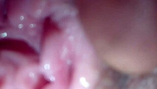 amateur creampie floods pretty shaved pussy as she orgasms hard in tight wet fuck