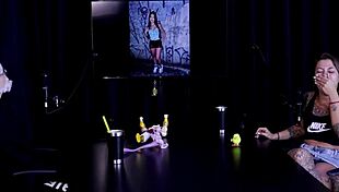 flor de damiana GETS NAUGHTY in interview with vovô moai PART 6 on sheer red