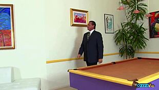 big titted asian slut in heels takes rough pounding face covered huge cum load