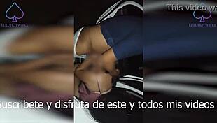 Latina milf doggy creampie in car with hubby watching neighbor swingers