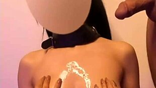 Master drips candle wax on sub slut in intense roleplay domination 🔥🕯️😩