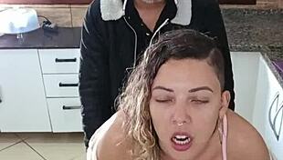 stepdad sneaks up for my secret licking surprise