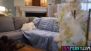 Petite stepsis selena lusts after stepbro's throbbing monster cock