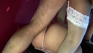 hey diana gold and kristi klenot look so hot getting railed hard on that stripper stage in lingerie and heels