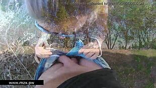 Public Couple Dumps Loads During Outdoor Sex Romp