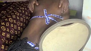 Fat dick stretches big fat pussy lips in deep pounding action