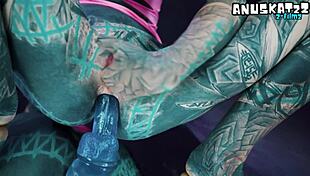 whoa pip's psychedelic dildo anal play got me trippin' 🔥🍑