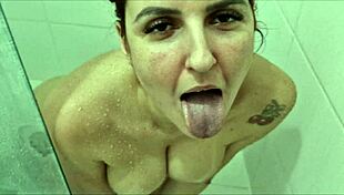 Join Me in the Shower for Big Cock Creampie Interracial Temptation