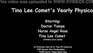 ever wonder how embarrassing a gyno exam gets tina lee comet with doctor tampa and nurse angel rose??