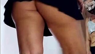 bbw anal slut in lingerie strips panties undresses and masturbates fat ass with dildo pov