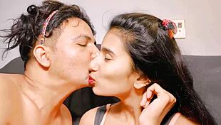 our interracial bedroom heats up as cute skinny stepsis sistya squirts wildly from rough stepbro pussy pounding