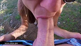 Public Couple Dumps Loads During Outdoor Sex Romp