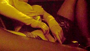 big titted babe rams huge dildo in taxi pussy screaming wild orgasm