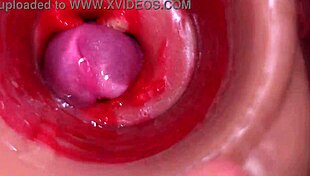 close up pov monster cock creampie fucks deep into vagina cervix