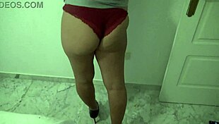 hey i busted horny stepson stroking my dirty panties hard