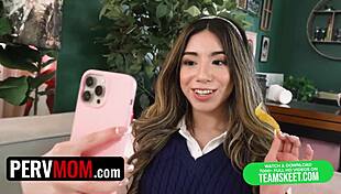 stepdaughter dives into family duties deepthroating big cocks and licking pussies