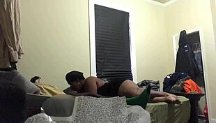 that religious muslim slut worships ass right in the bedroom