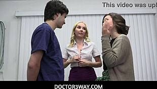 Doctor3way Milf Teen Patient Aaliyah Love Gets Comfy Roleplay Group Sex Taboo with Stepbro in Hospital Fetish