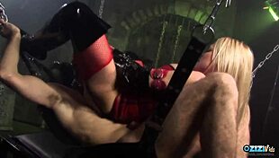 kinky bound guy pounds busty blonde milfs wet pussy cowgirl