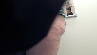 damn that huge ass milf in tight white panties squeezes into leggings for secret voyeur show