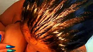 surprised her in the shower with my big black cock and she melted into pure ecstasy