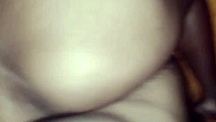 Amateur ebony wife gets bent over for intense homemade pounding while parents nearby